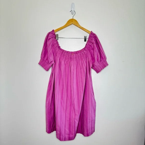 NWT Free People Pink Mila Mini Dress Size XL - Picture 2 of 9